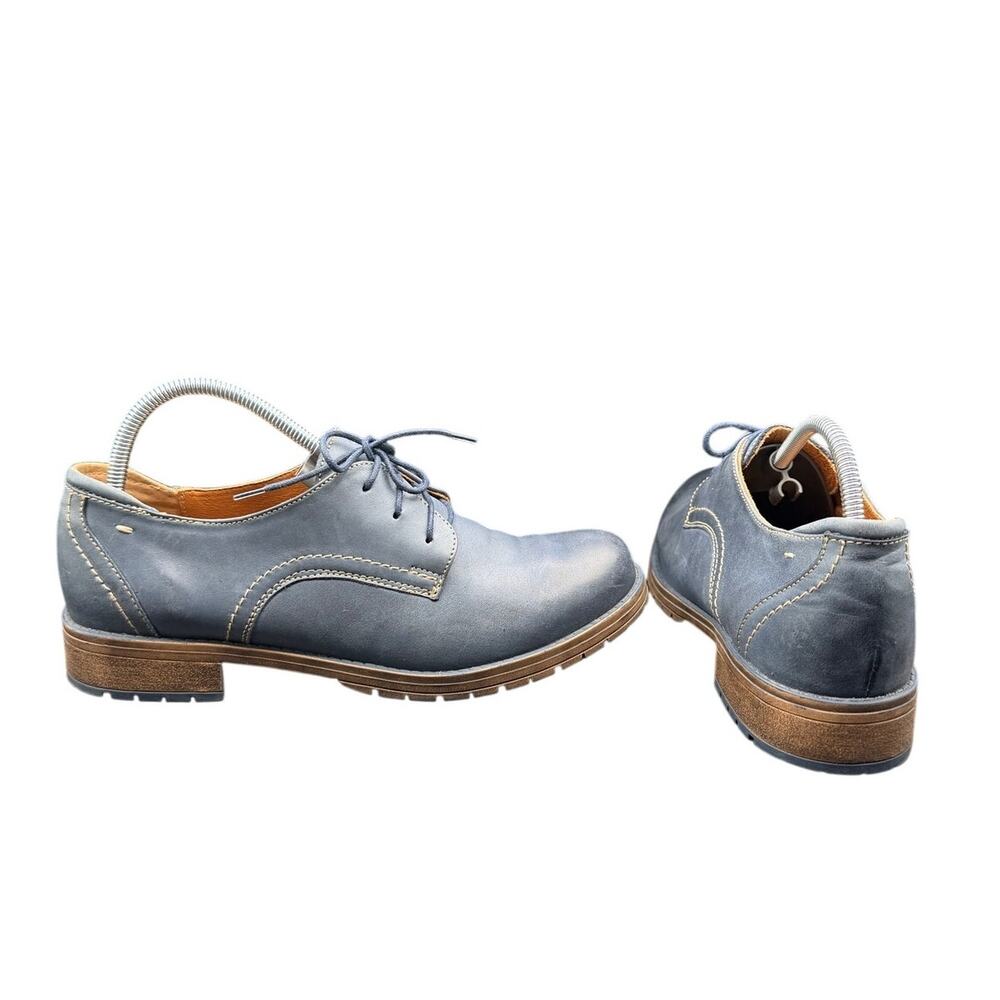 V Italia Blue Leather Comfort Shoes Women’s EU 39 US 8.5 Italy